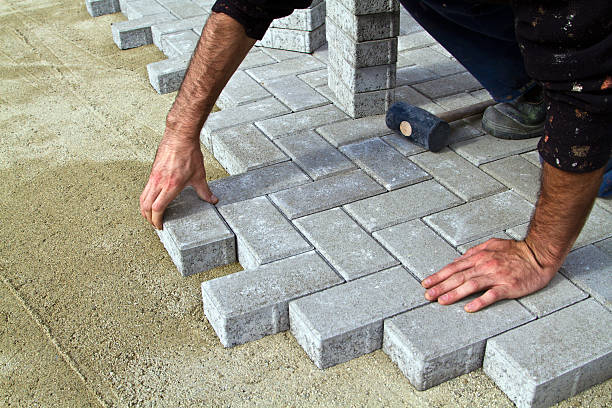 Permeable Paver Driveway in Corrigan, TX